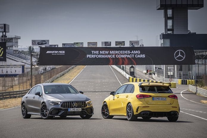The new Mercedes-AMG performance compact car s Madrid 2019null